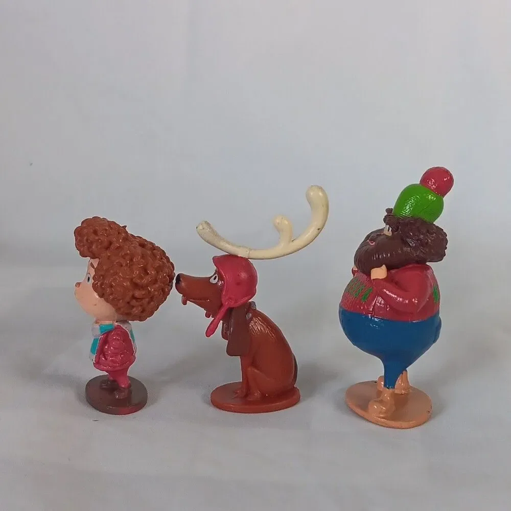 How the Grinch Stole Christmas Max Dog Ozzy Bricklebaum Grooper Figures Toppers